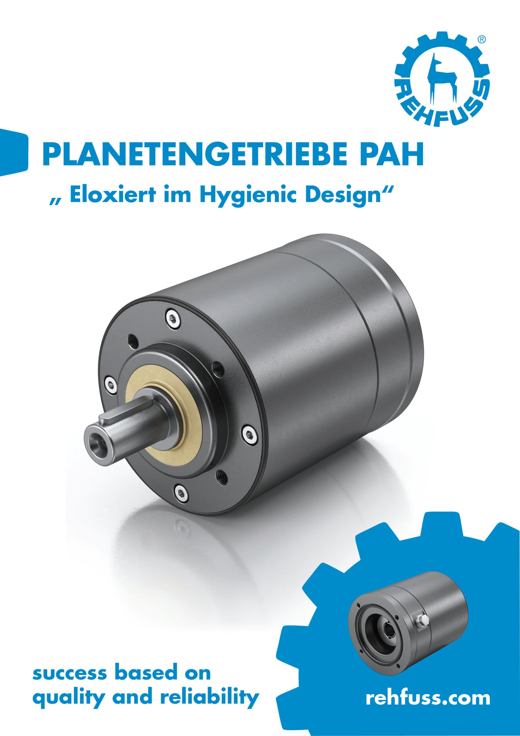 Planetengetriebe PAH Produktflyer